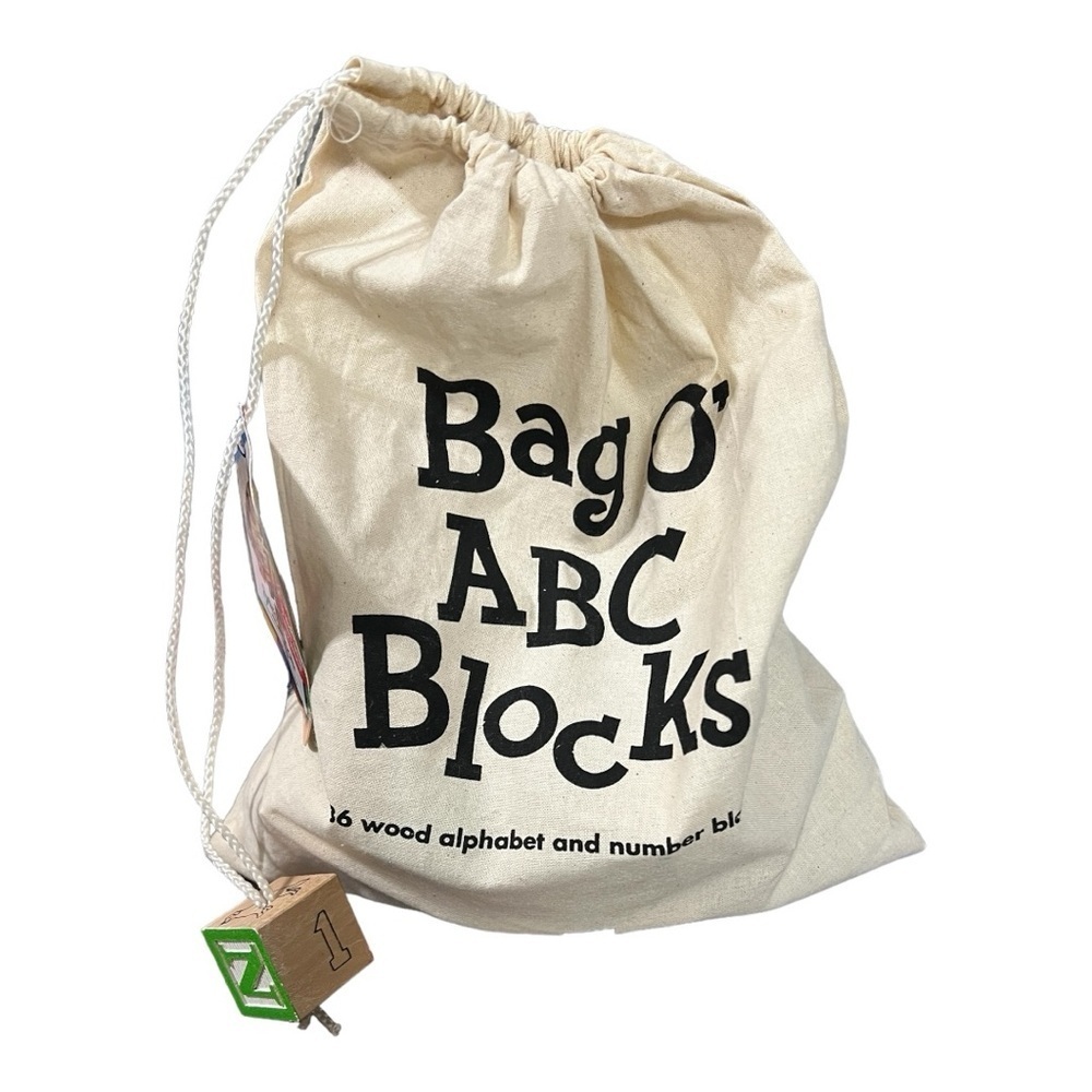 Ryan’s Room Bag Of Blocks ABC’s Numbers & Pictures 36 Blocks In All